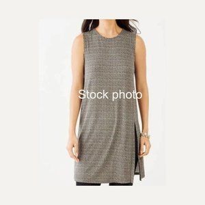 J.Jill Wearever Long Tunic / Dress Sleeveless NWT 4X